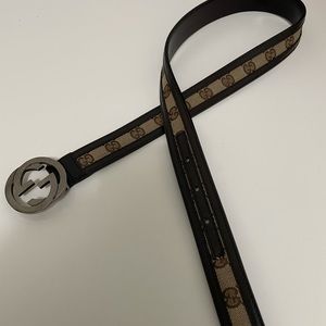 Monogram Gucci Belt